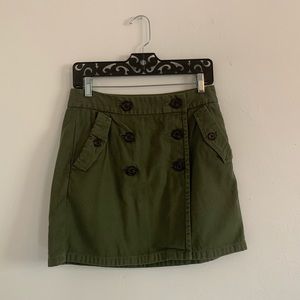J. Crew Army Green Skirt